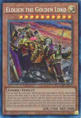 Eldlich the Golden Lord - Alternate Art - RA01-EN019 - Prismatic Collector's Rare - 1st Edition