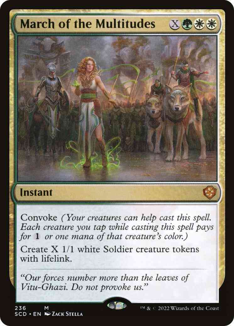 March of the Multitudes [236] [Starter Commander Decks] [Non-Foil]