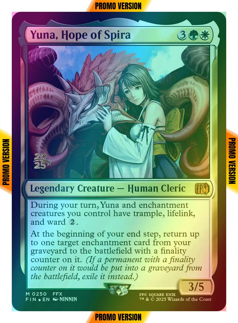Yuna, Hope of Spira [250s] [Prerelease] [FINAL FANTASY: Promos] [Foil]