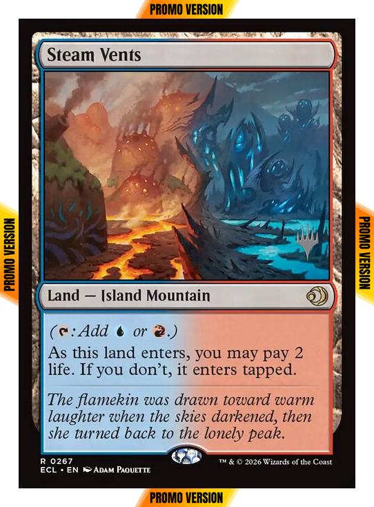 Steam Vents [267p] [Promo Pack] [Lorwyn Eclipsed: Promos] [Non-Foil]