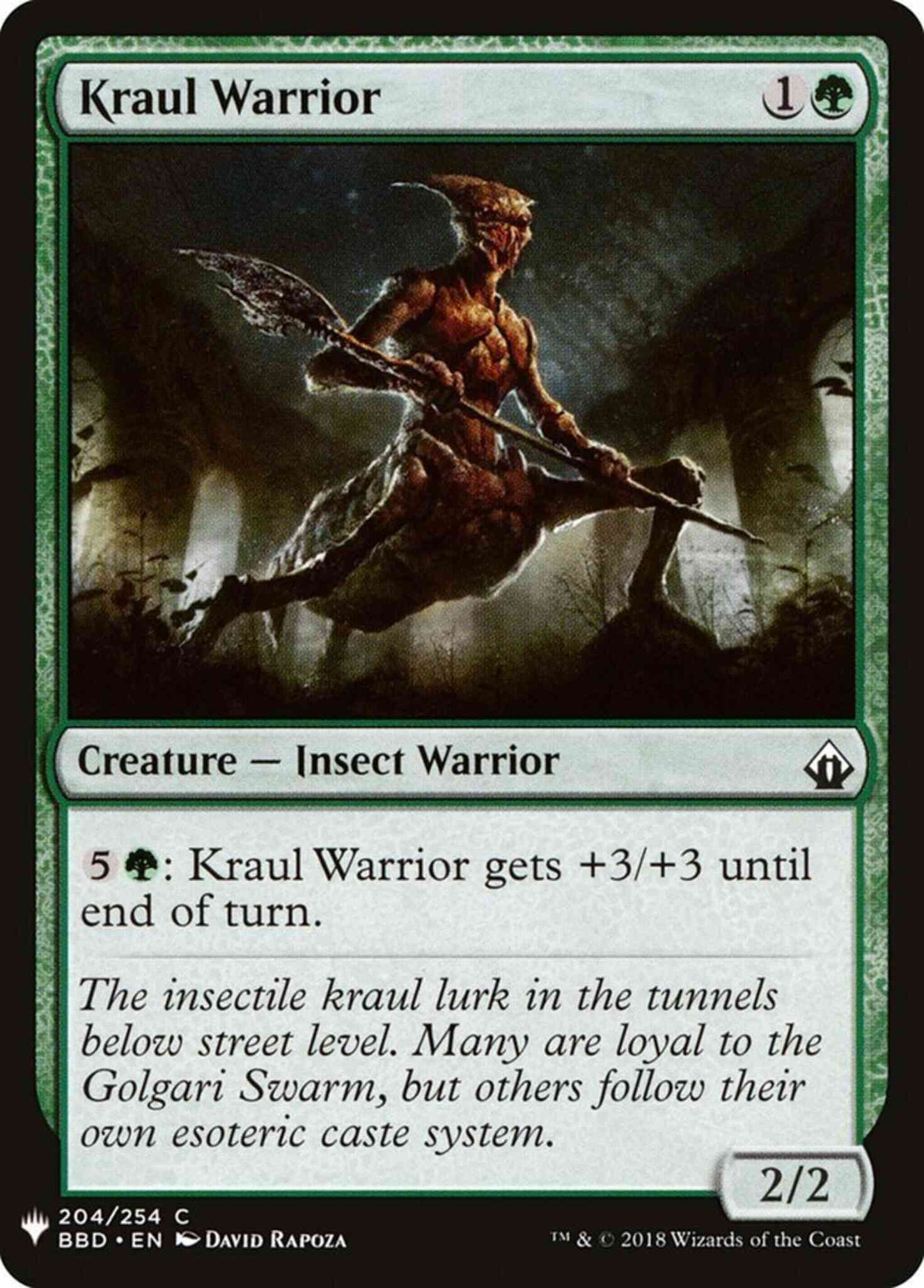Kraul Warrior [BBD-204] [The List] [Non-Foil]