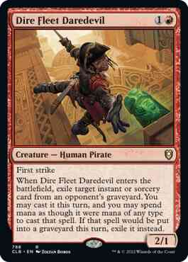 Dire Fleet Daredevil [788] [Commander Legends: Battle for Baldur's Gate] [Non-Foil]