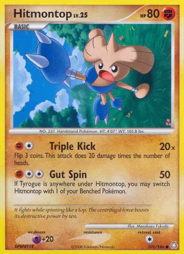 Hitmontop - 101/146 - Common [dp6-101] [Non-Holo]