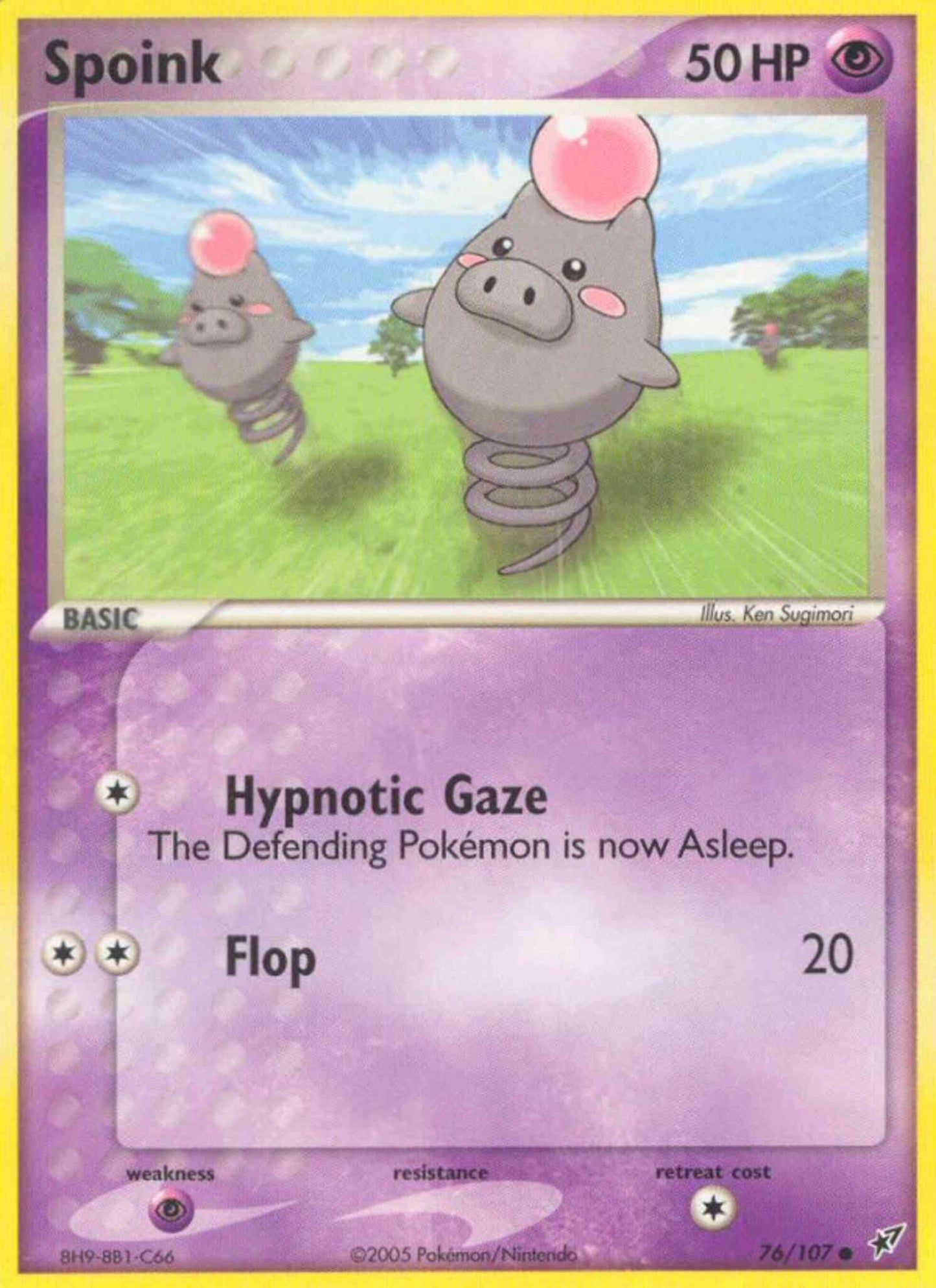 Spoink - 76/107 - Common [ex8-76] [Non-Holo]