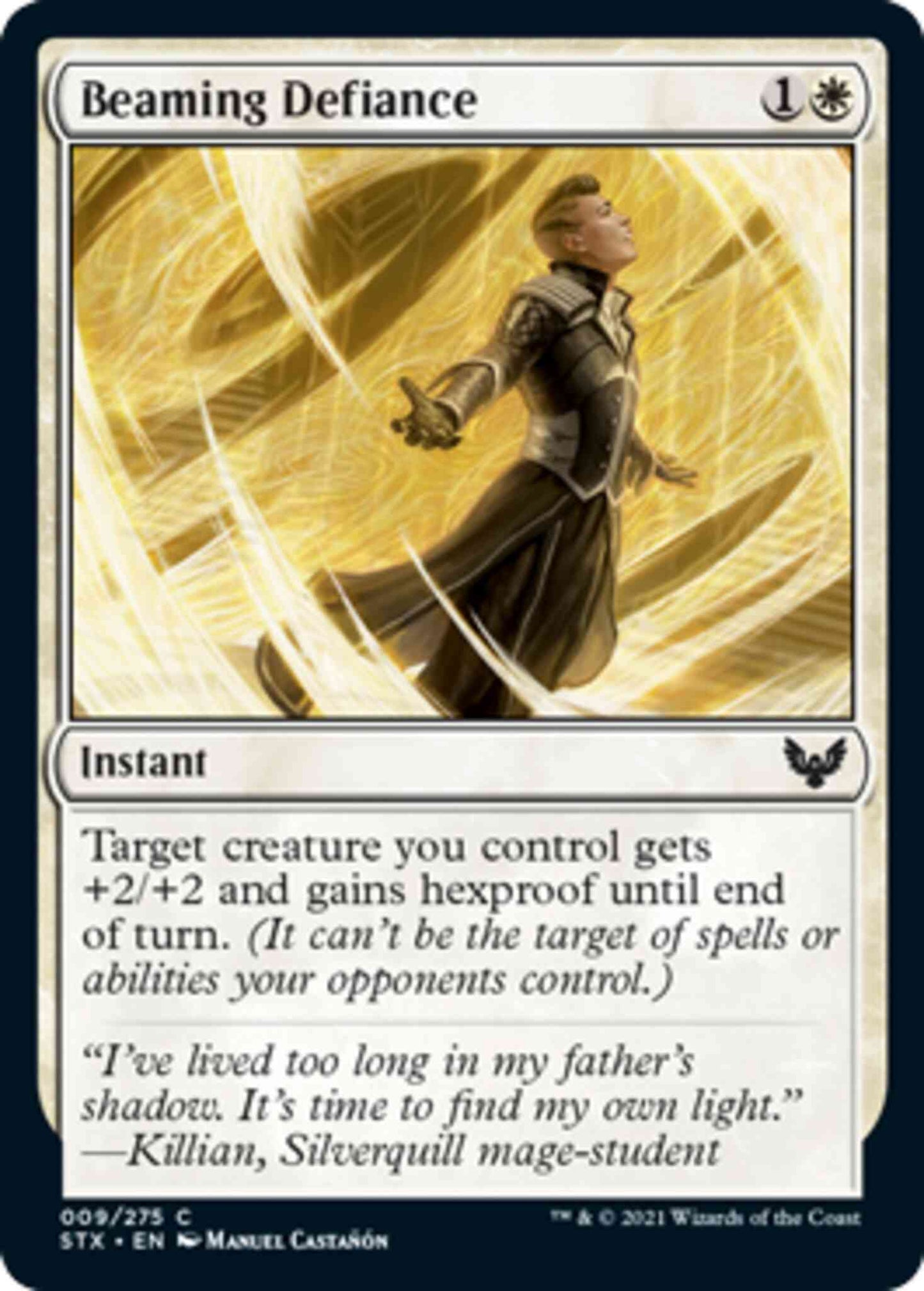 Beaming Defiance [9] [Strixhaven: School of Mages] [Non-Foil]