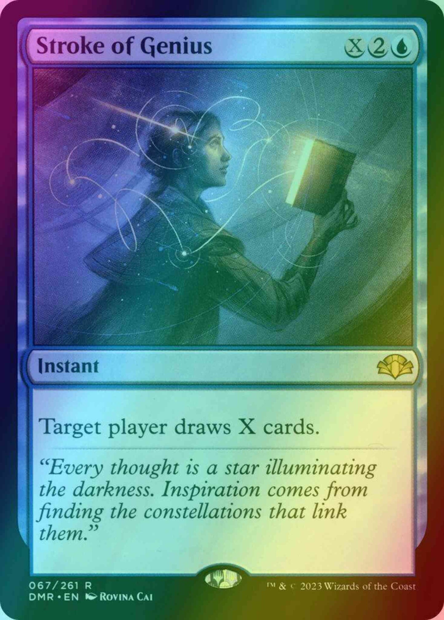 Stroke of Genius [67] [Dominaria Remastered] [Foil]