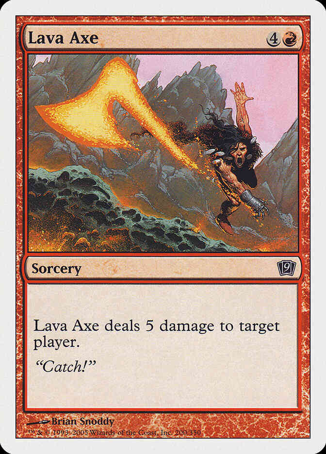 Lava Axe [200] [Ninth Edition] [Non-Foil]