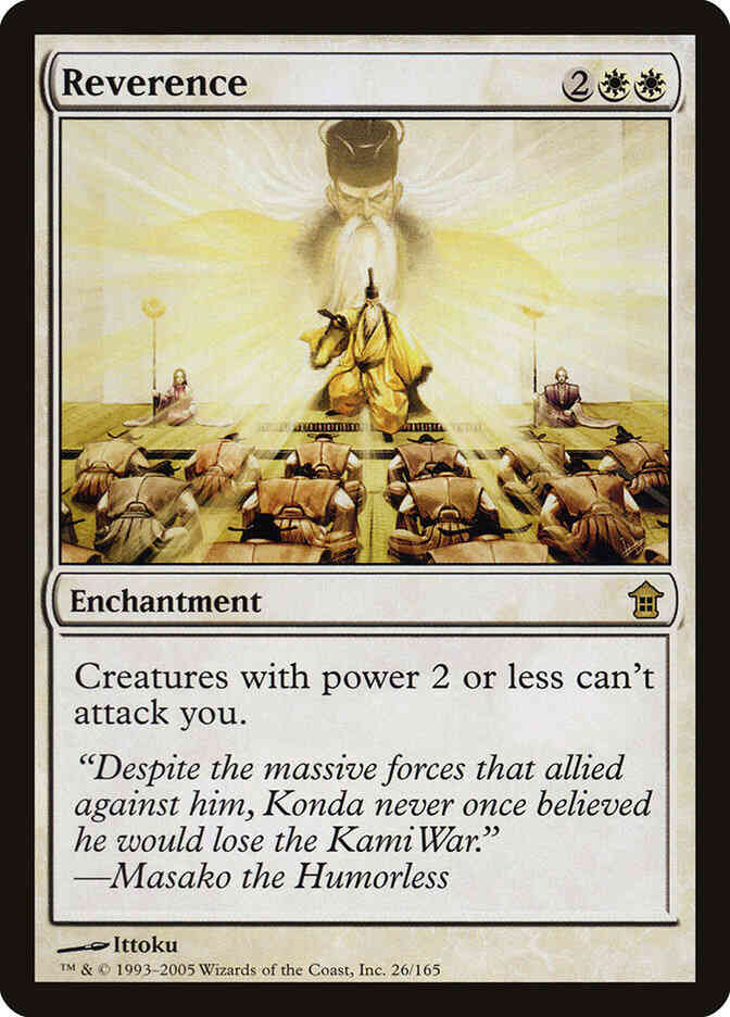 Reverence [26] [Saviors of Kamigawa] [Non-Foil]