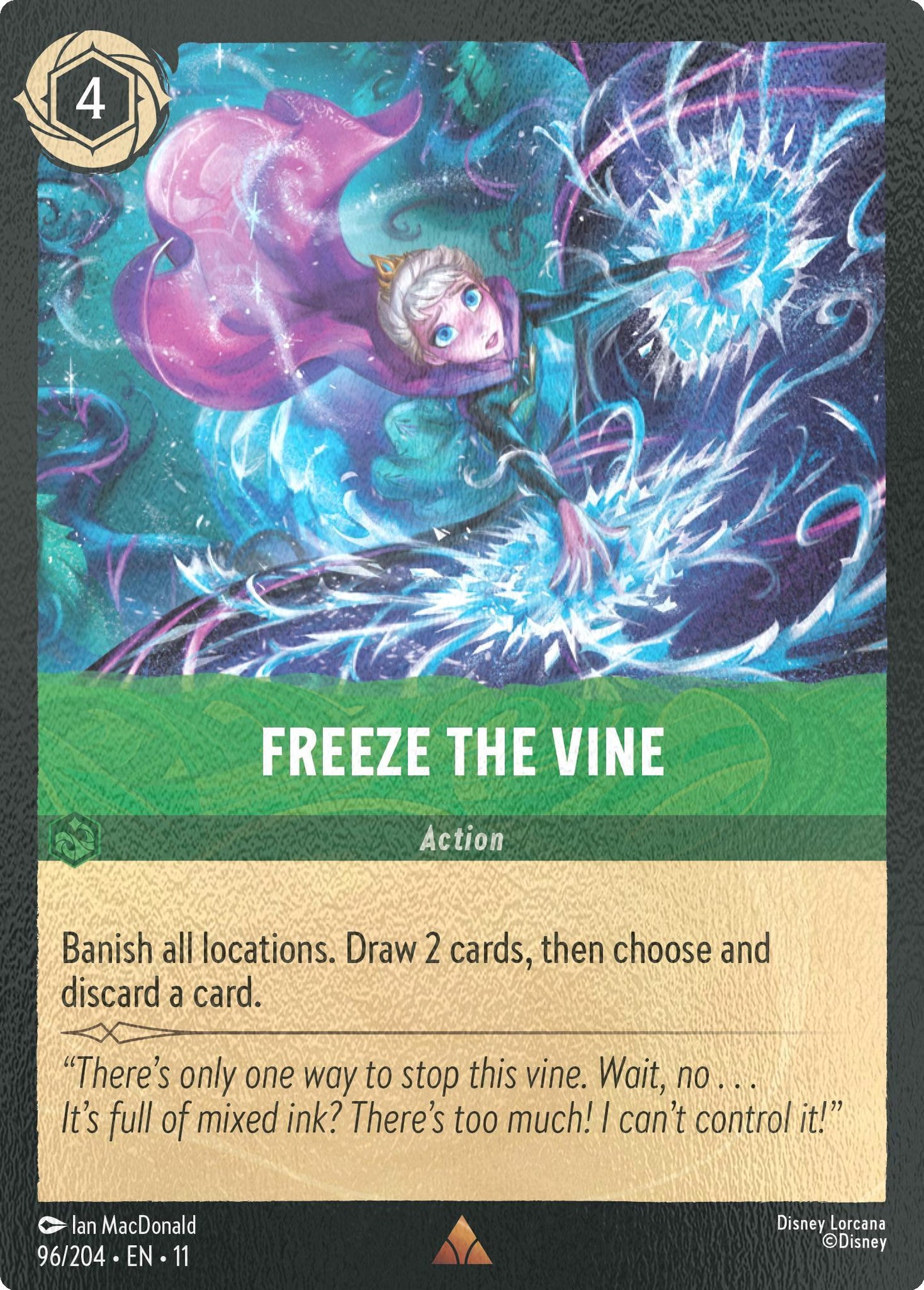Freeze the Vine - 96/204 [Winterspell] [Cold Foil]