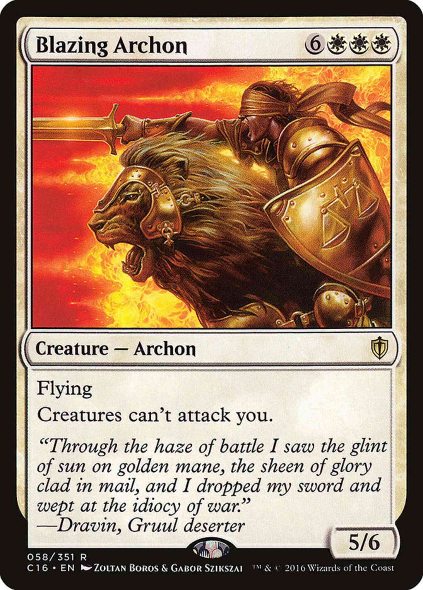 Blazing Archon [58] [Commander 2016] [Non-Foil]