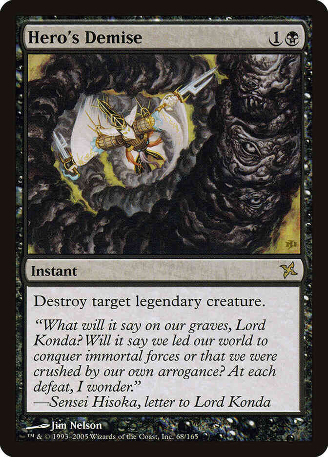 Hero's Demise [68] [Betrayers of Kamigawa] [Non-Foil]