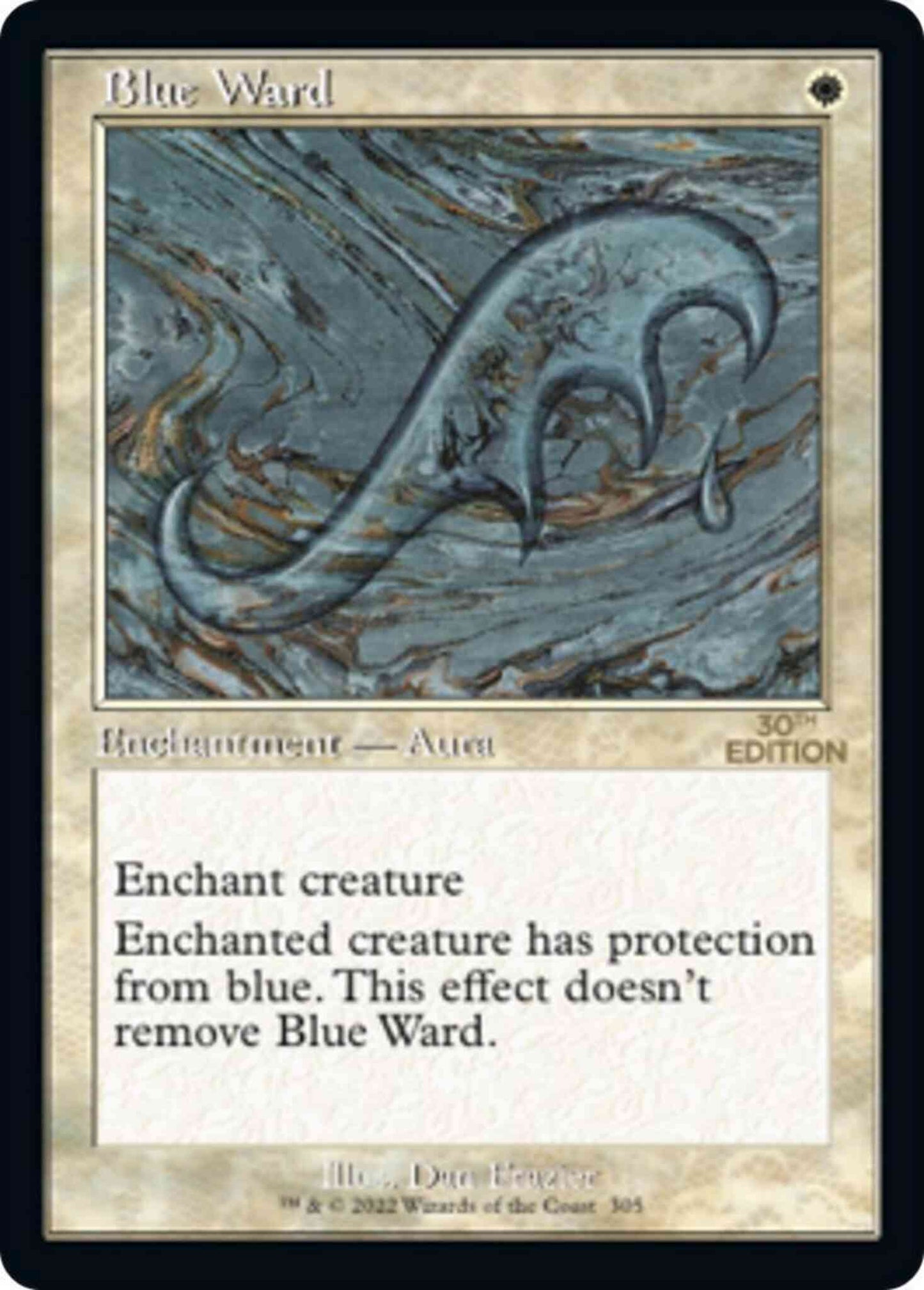 Blue Ward [305] [Retro Frame] [30th Anniversary Edition] [Non-Foil]