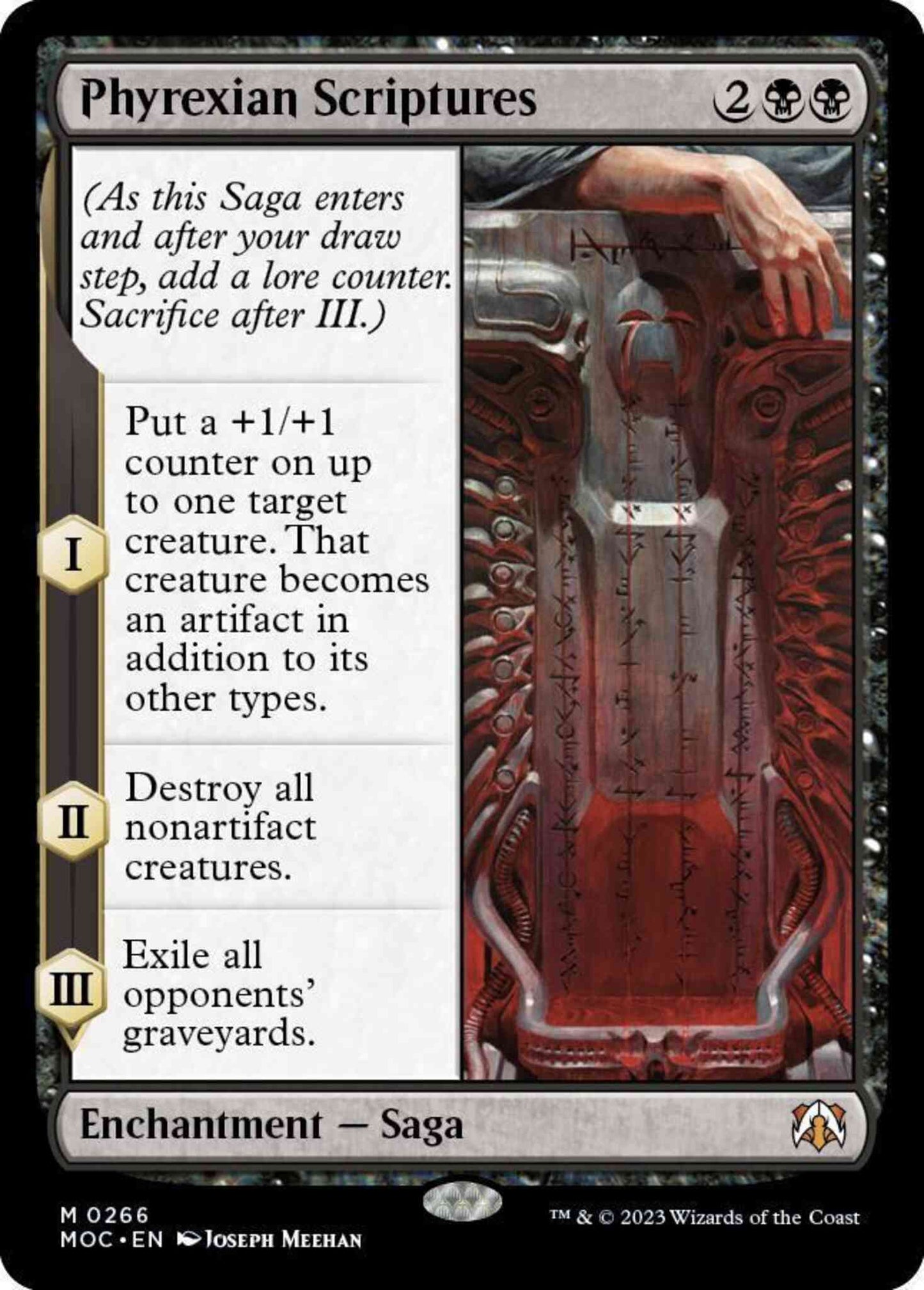 Phyrexian Scriptures [266] [March of the Machine: Commander] [Non-Foil]