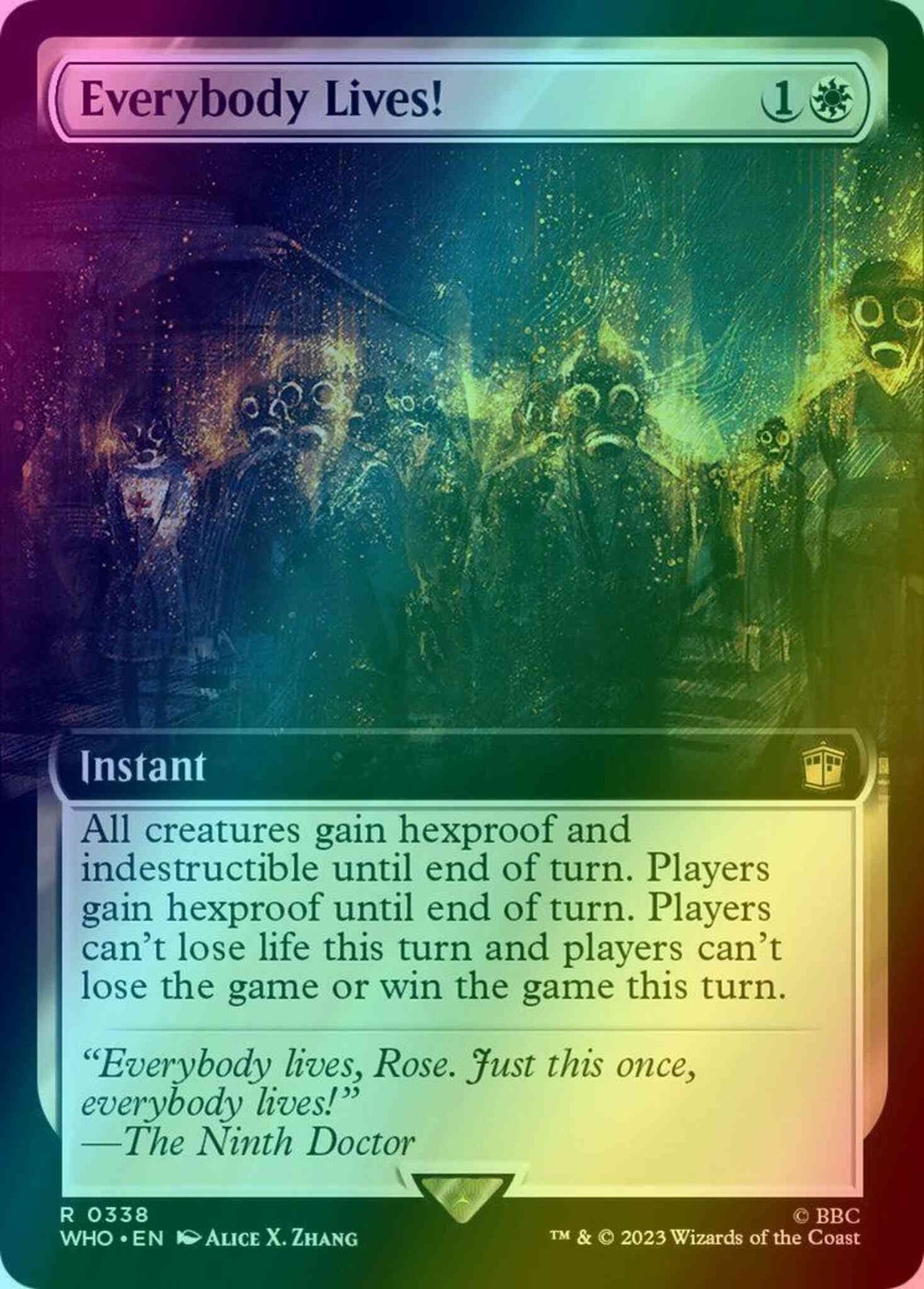 Everybody Lives! [338] [Extended Art] [Universes Beyond: Doctor Who] [Foil]
