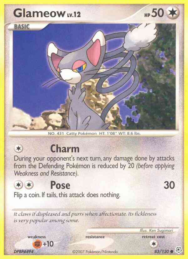 Glameow - 83/130 - Common [dp1-83] [Non-Holo]