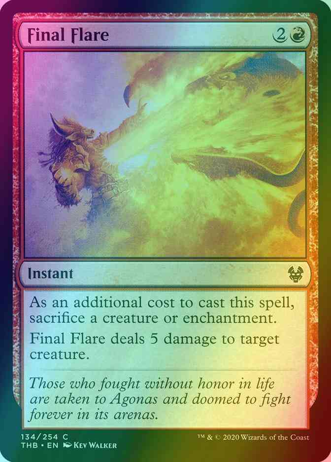 Final Flare [134] [Theros Beyond Death] [Foil]