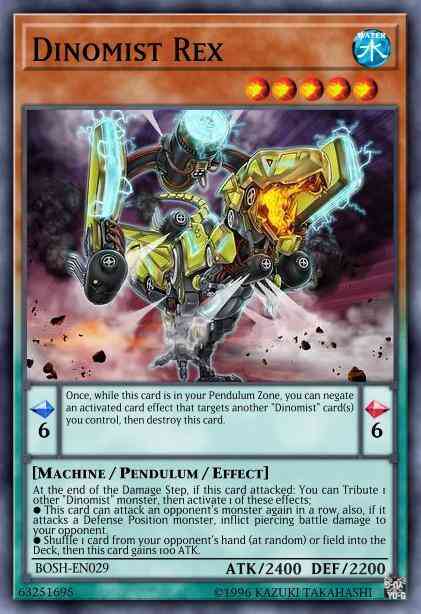 Dinomist Rex - BOSH-EN029 - Super Rare - Unlimited
