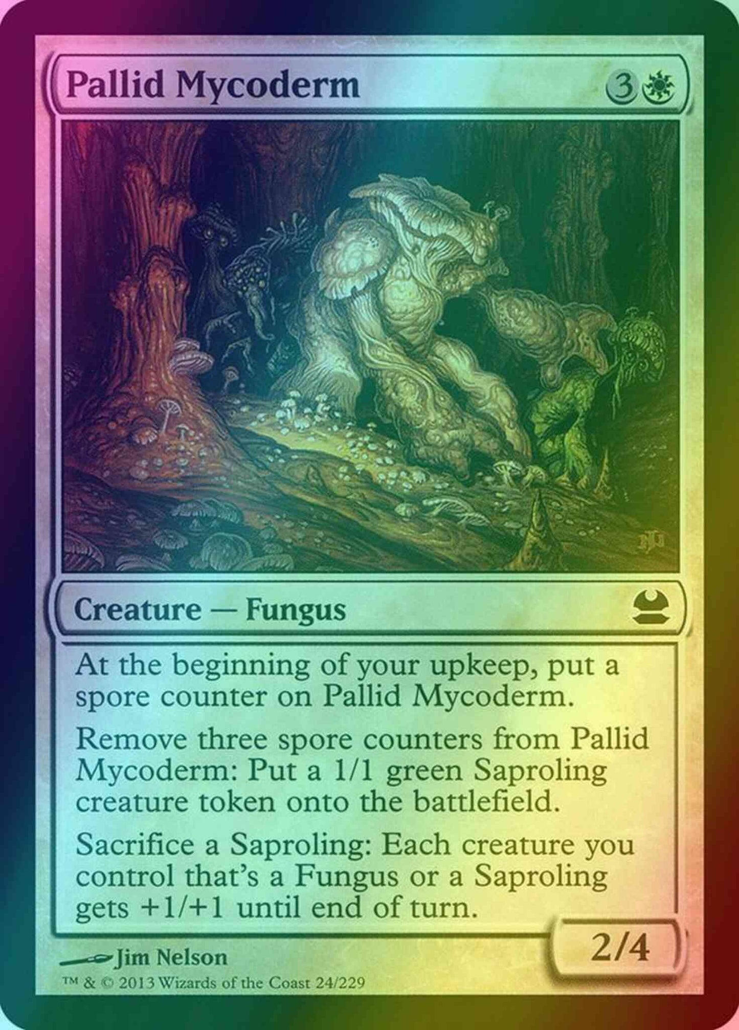 Pallid Mycoderm [24] [Modern Masters] [Foil]