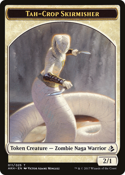 Cat Token (16) // Tah-Crop Skirmisher Token (11) [Amonkhet Tokens] [Non-Foil]