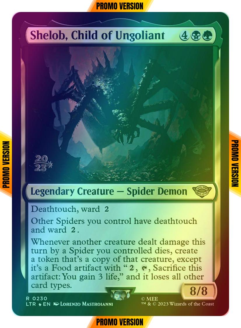 Shelob, Child of Ungoliant [230s] [Prerelease] [The Lord of the Rings: Tales of Middle-earth: Promos] [Foil]