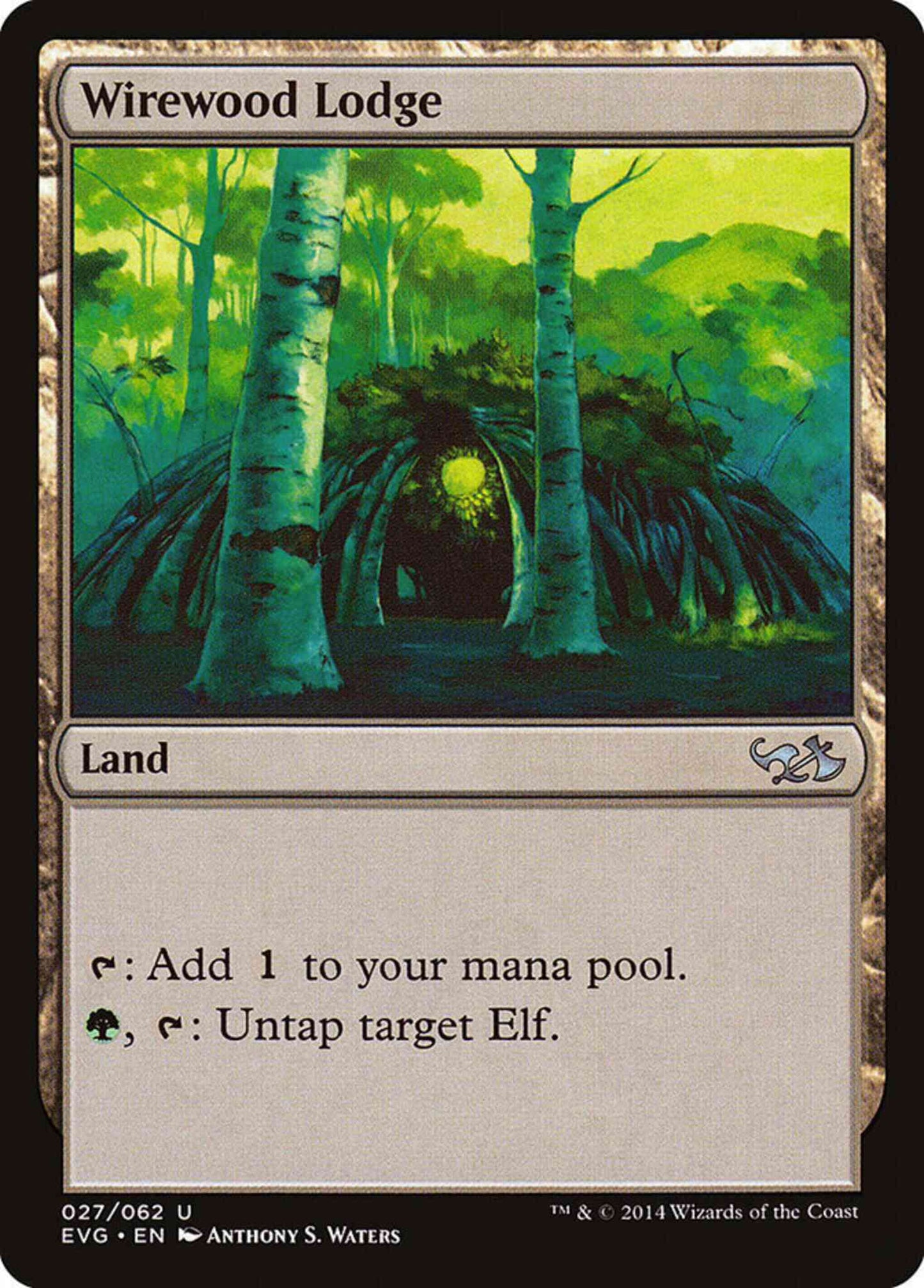 Wirewood Lodge [27] [Duel Decks Anthology: Elves vs. Goblins] [Non-Foil]