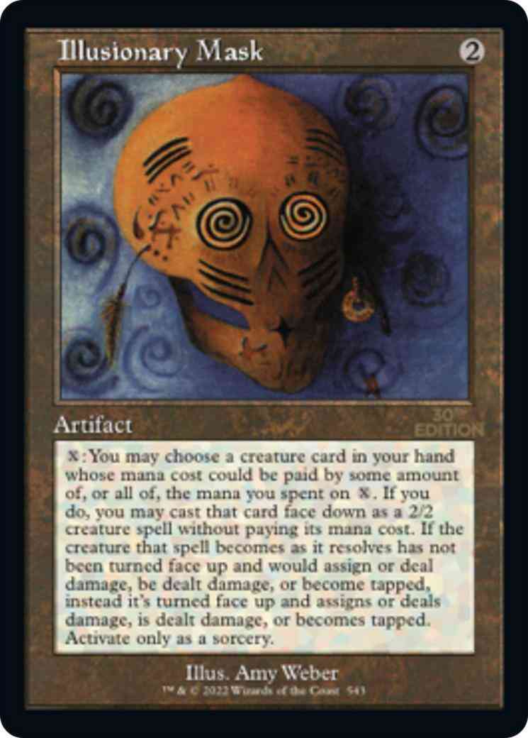 Illusionary Mask [543] [Retro Frame] [30th Anniversary Edition] [Non-Foil]