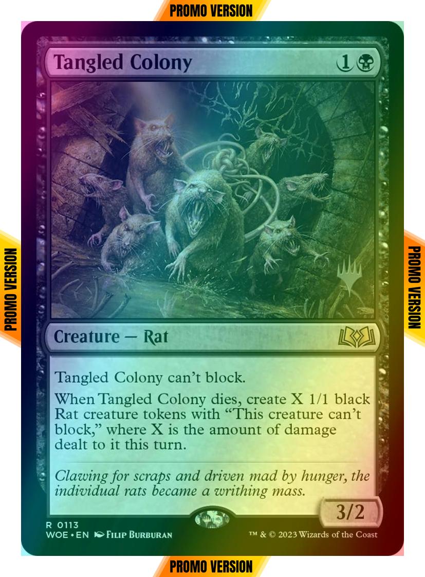 Tangled Colony [113p] [Promo Pack] [Wilds of Eldraine: Promos] [Foil]