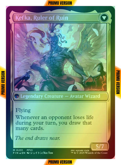 Kefka, Court Mage // Kefka, Ruler of Ruin [231s] [Prerelease] [FINAL FANTASY: Promos] [Foil]