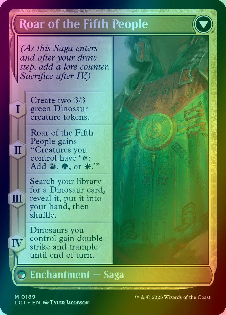 Huatli, Poet of Unity // Roar of the Fifth People [189] [The Lost Caverns of Ixalan] [Foil]
