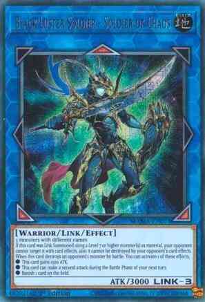 Black Luster Soldier - Soldier of Chaos - MAMA-EN073 - Pharaoh Ultra Rare - 1st Edition