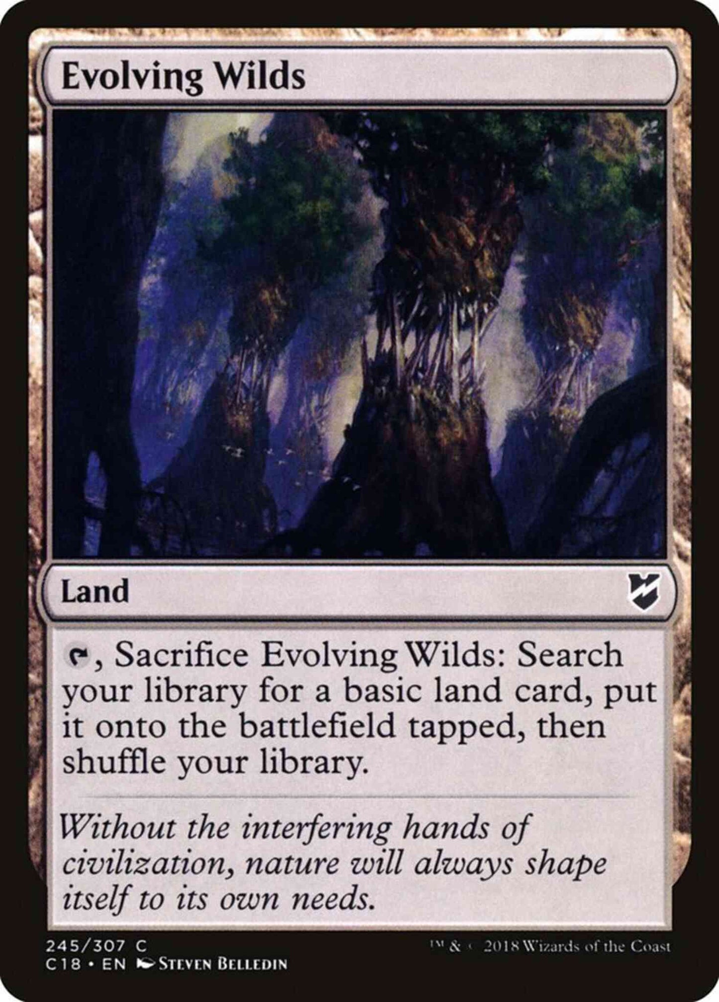 Evolving Wilds [245] [Commander 2018] [Non-Foil]