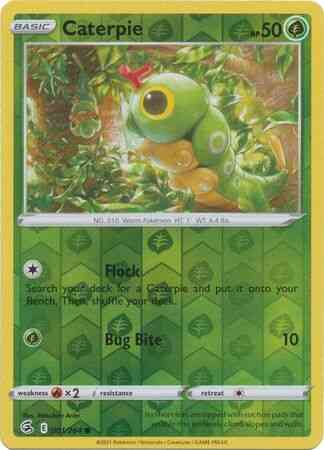Caterpie - 001/264 - Common [SWSH8-001] [Reverse Holo]