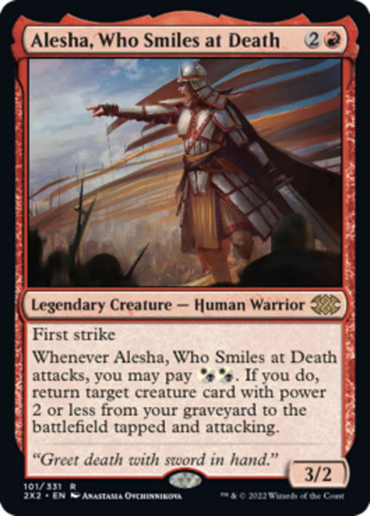 Alesha, Who Smiles at Death [101] [Double Masters 2022] [Non-Foil]