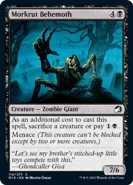 Morkrut Behemoth [114] [Innistrad: Midnight Hunt] [Non-Foil]