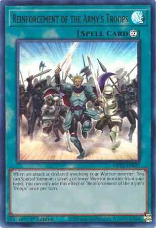 Reinforcement of the Army's Troops - MP22-EN051 - Ultra Rare - 1st Edition