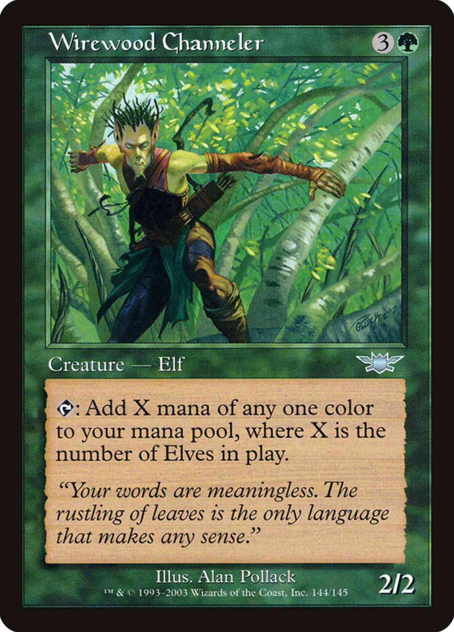 Wirewood Channeler [144] [Legions] [Non-Foil]