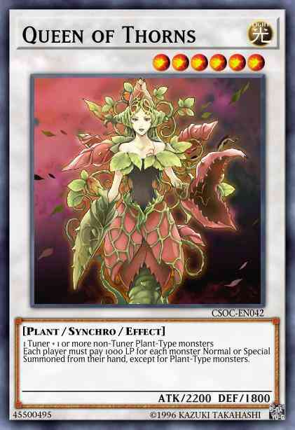 Queen of Thorns - CSOC-EN042 - Super Rare - Unlimited