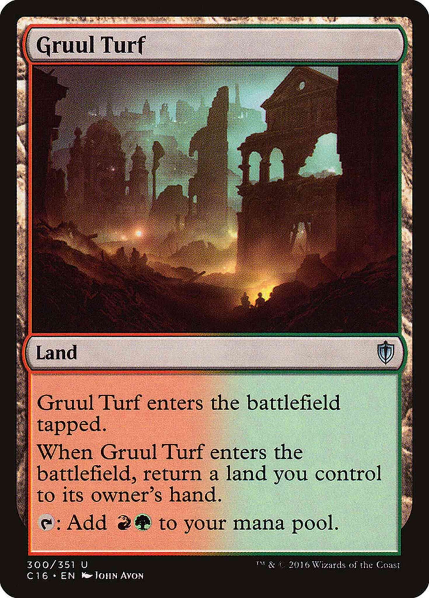 Gruul Turf [300] [Commander 2016] [Non-Foil]