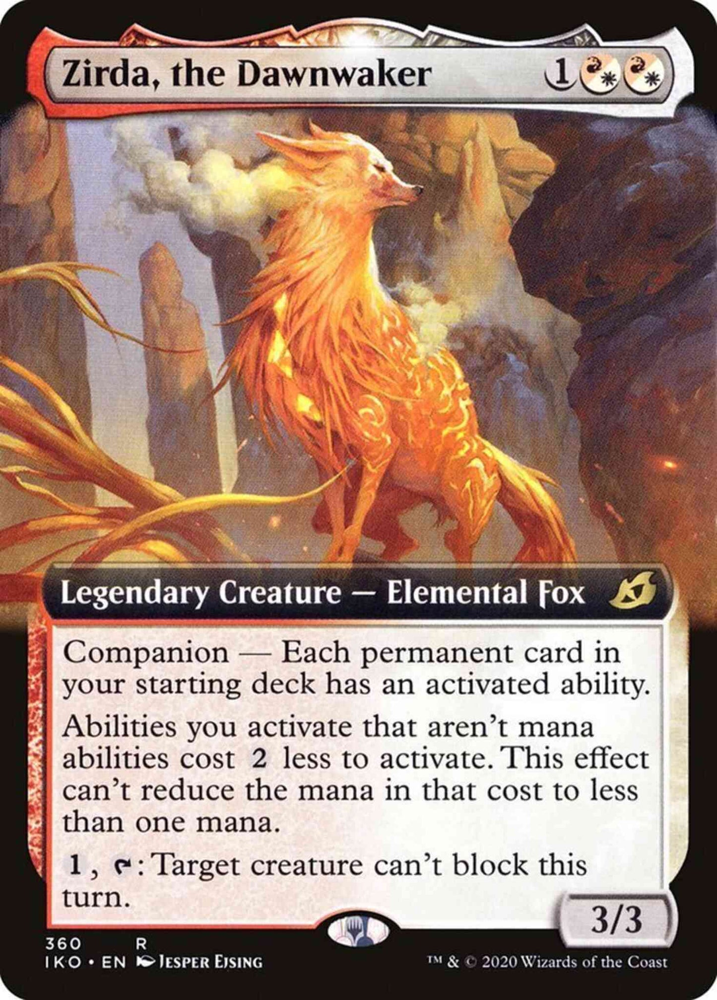 Zirda, the Dawnwaker [360] [Extended Art] [Ikoria: Lair of Behemoths] [Non-Foil]