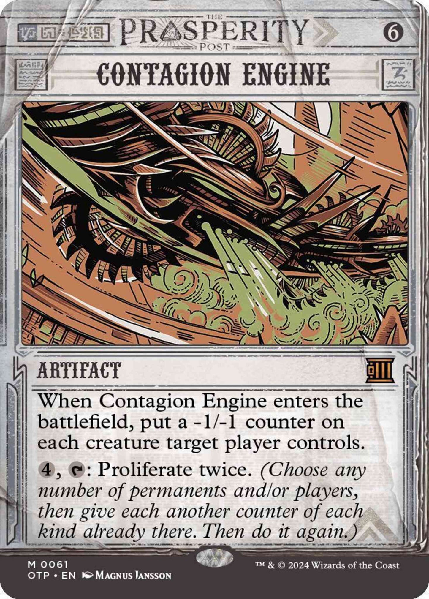 Contagion Engine [61] [Breaking News Showcase] [Breaking News] [Non-Foil]