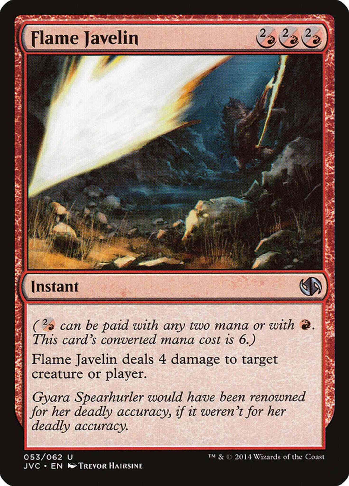 Flame Javelin [53] [Duel Decks Anthology: Jace vs. Chandra] [Non-Foil]