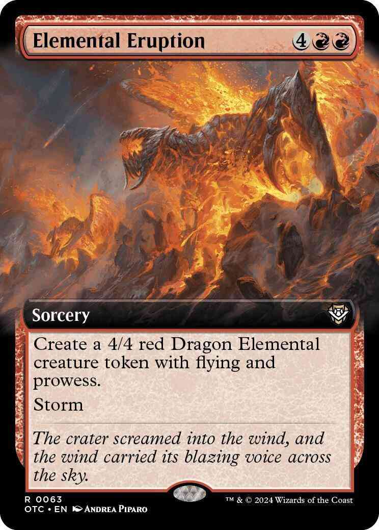 Elemental Eruption [63] [Extended Art] [Outlaws of Thunder Junction: Commander] [Non-Foil]
