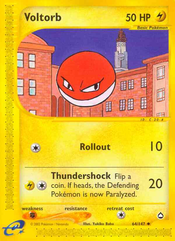 Voltorb - 64/147 - Uncommon [ecard2-64] [Non-Holo]