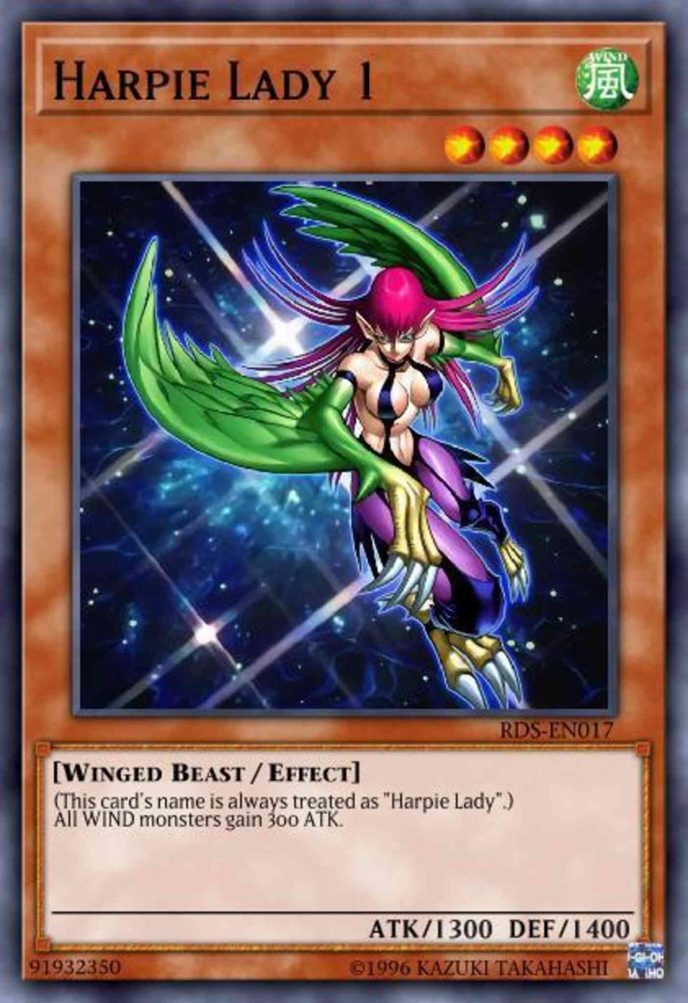 Harpie Lady 1 - SD8-EN013 - Common - Unlimited