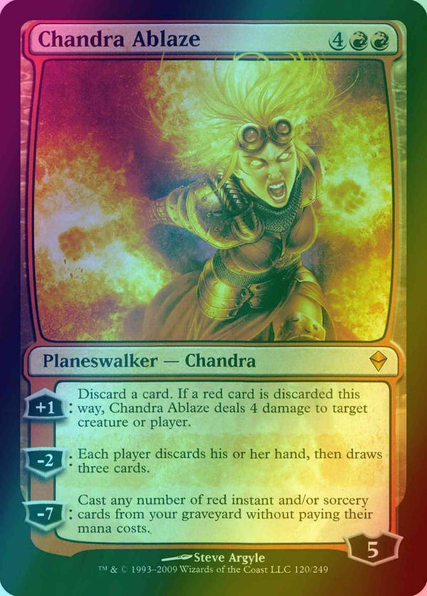 Chandra Ablaze [120] [Zendikar] [Foil]