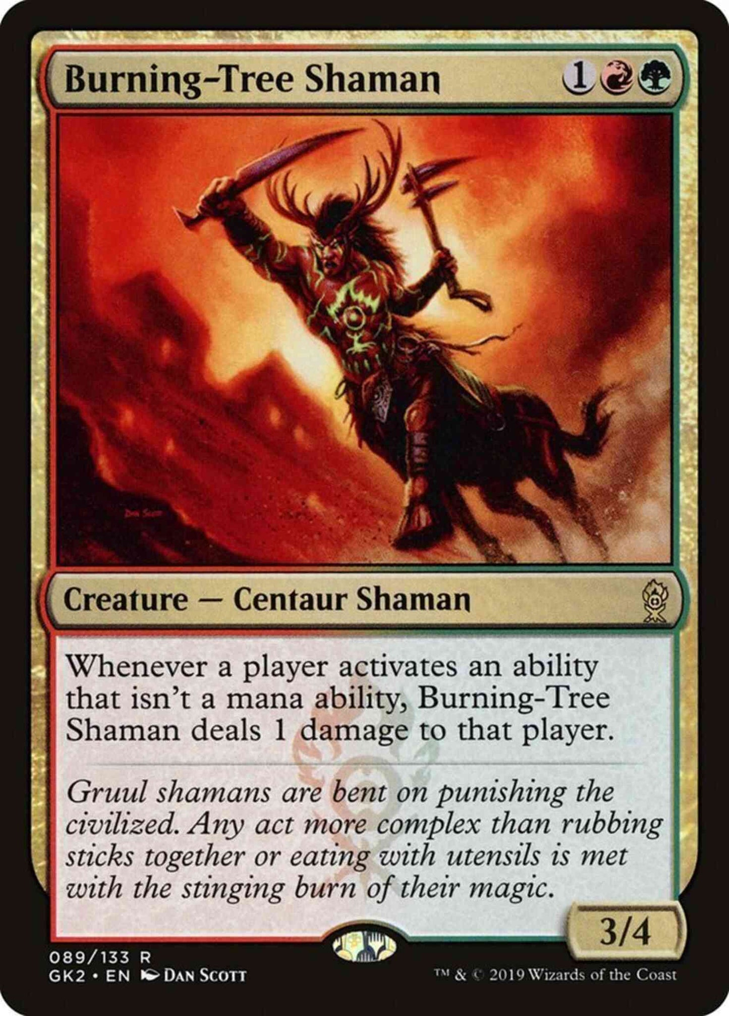 Burning-Tree Shaman [89] [RNA Guild Kit] [Non-Foil]