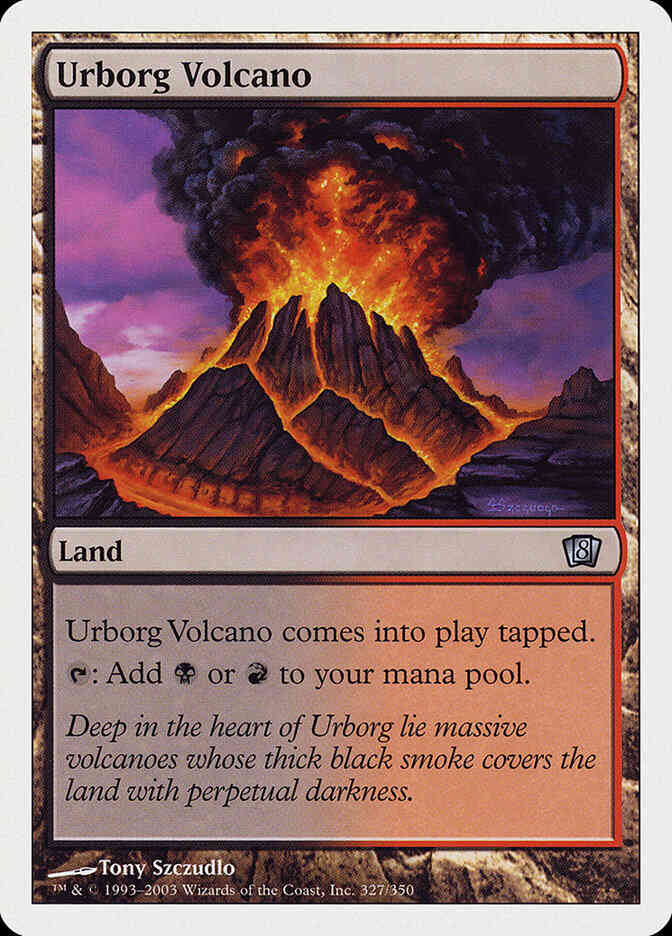 Urborg Volcano [327] [Eighth Edition] [Non-Foil]