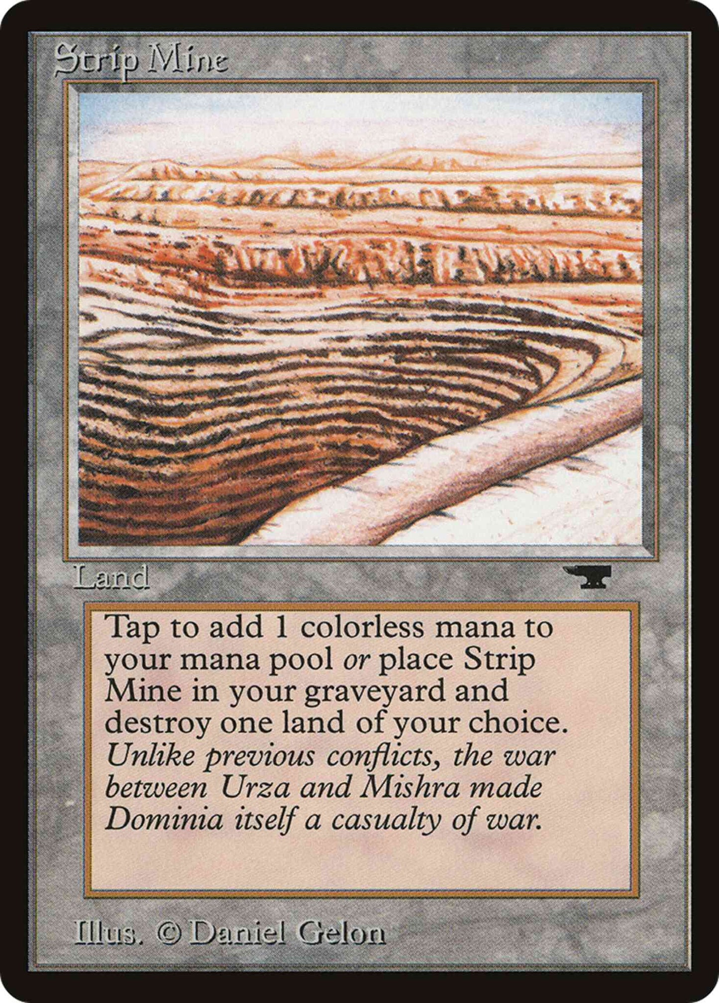 Strip Mine [Sky, Uneven Terraces] [82d] [Antiquities] [Non-Foil]