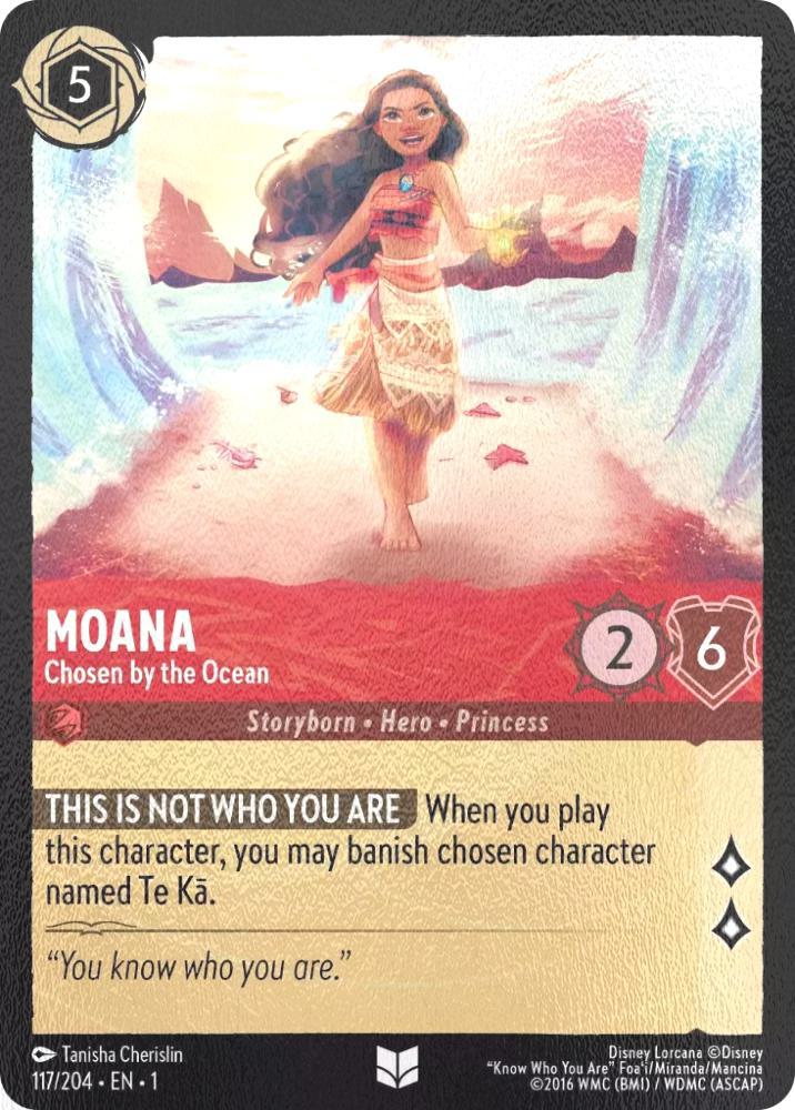 Moana - Chosen by the Ocean - 117/204 [The First Chapter] [Cold Foil]