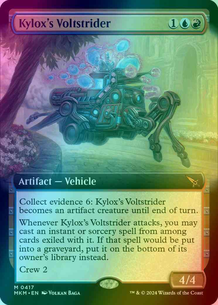 Kylox's Voltstrider [417] [Extended Art] [Murders at Karlov Manor] [Foil]